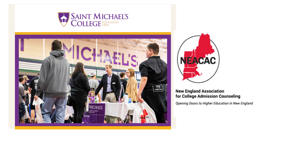 photo of students at NEACAC college fair
